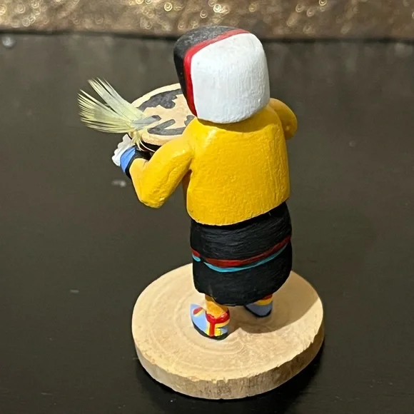💛Vintage Authentic Shalacko Kachina Doll Miniature Native First People Artist💛 - Picture 4 of 8